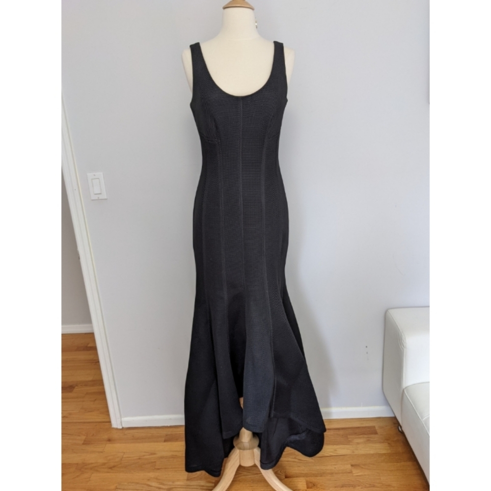 Floor Length Black Evening Gown